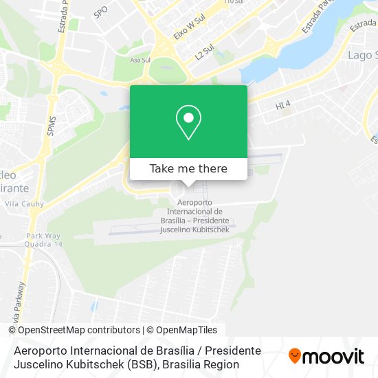 Aeroporto Internacional de Brasília / Presidente Juscelino Kubitschek (BSB) map