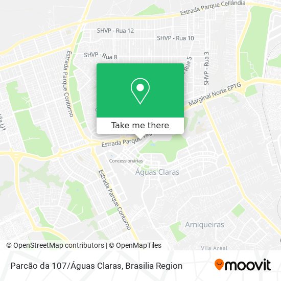 Parcão da 107/Águas Claras map