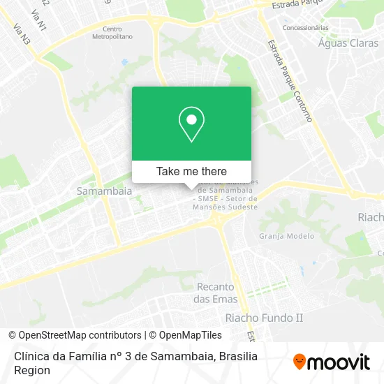 Clínica da Família nº 3 de Samambaia map