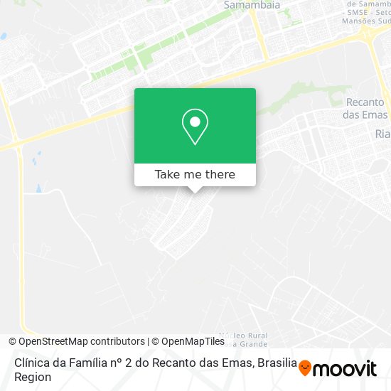 Clínica da Família nº 2 do Recanto das Emas map