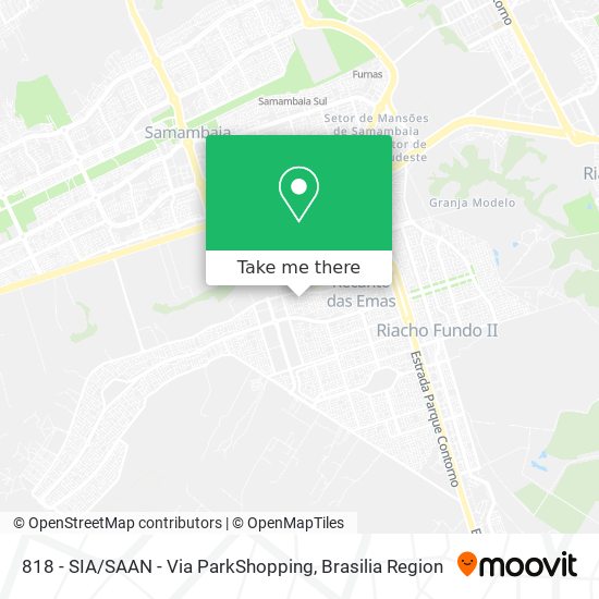 818 - SIA / SAAN - Via ParkShopping map