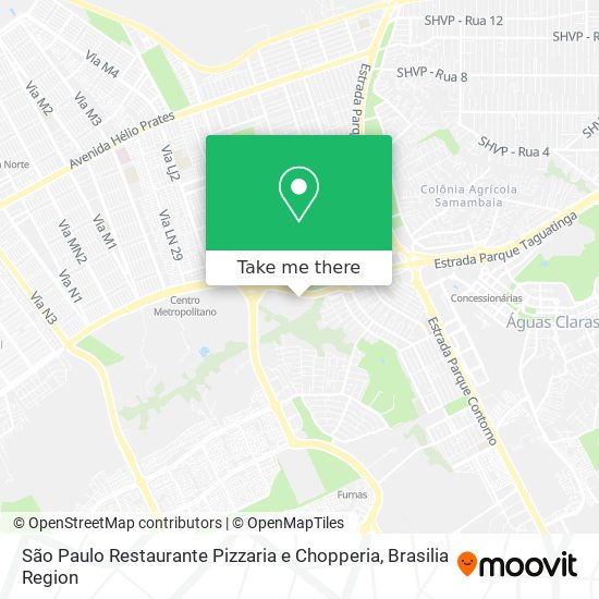 São Paulo Restaurante Pizzaria e Chopperia map