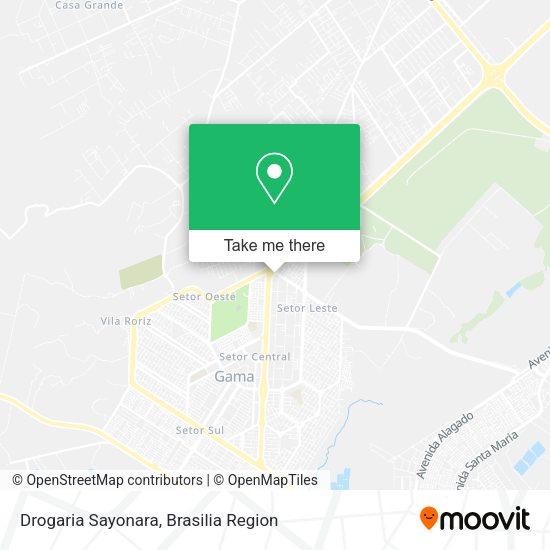 Drogaria Sayonara map