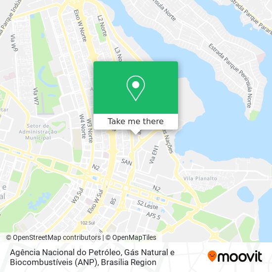 Agência Nacional do Petróleo, Gás Natural e Biocombustíveis (ANP) map