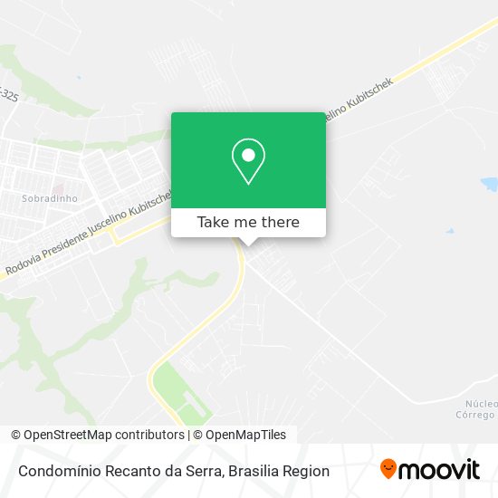 Condomínio Recanto da Serra map