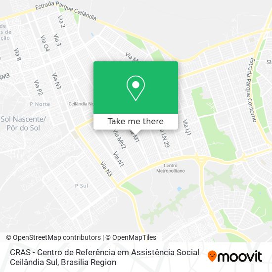 CRAS - Centro de Referência em Assistência Social Ceilândia Sul map