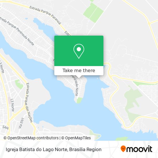 Igreja Batista do Lago Norte map