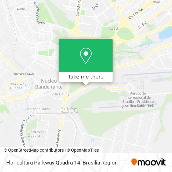 Floricultura Parkway Quadra 14 map