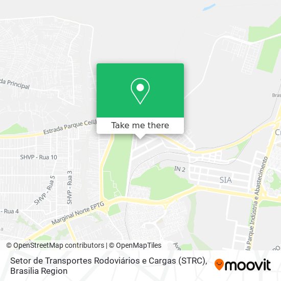 Setor de Transportes Rodoviários e Cargas (STRC) map