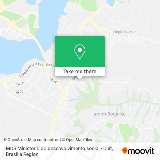 MDS Ministério do desenvolvimento social - Dnit map