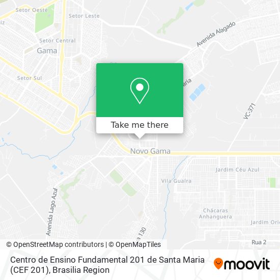 Centro de Ensino Fundamental 201 de Santa Maria (CEF 201) map
