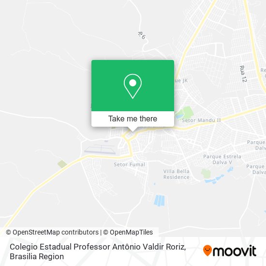 Colegio Estadual Professor Antônio Valdir Roriz map