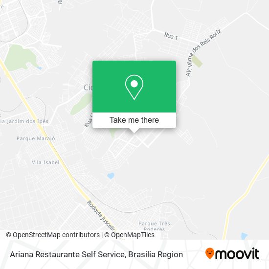 Ariana Restaurante Self Service map