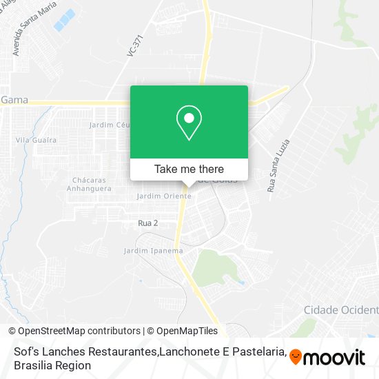 Sof's Lanches Restaurantes,Lanchonete E Pastelaria map