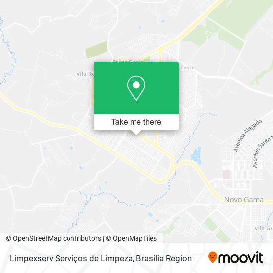 Mapa Limpexserv Serviços de Limpeza