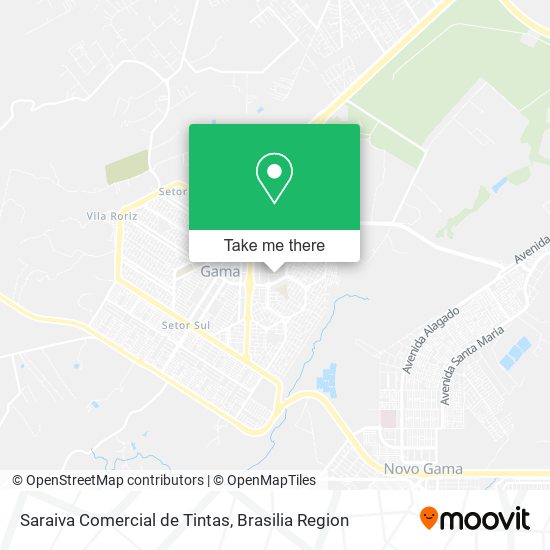 Saraiva Comercial de Tintas map