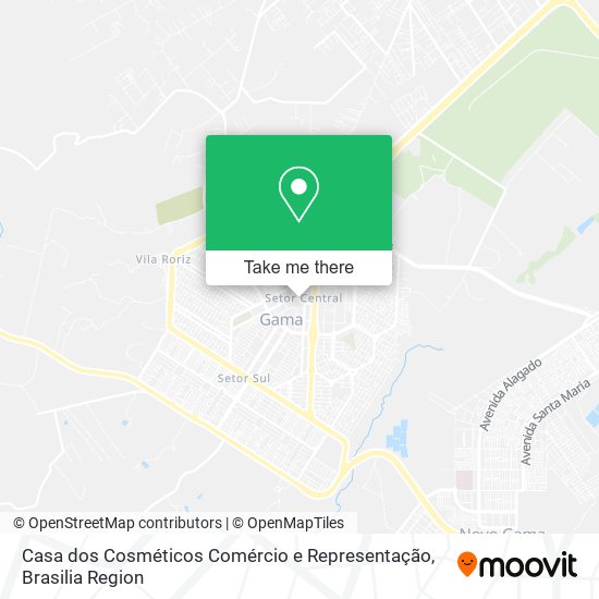 Casa dos Cosméticos Comércio e Representação map