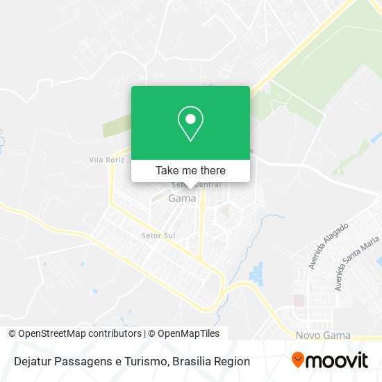 Dejatur Passagens e Turismo map