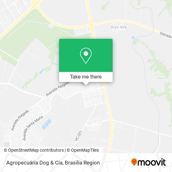 Agropecuária Dog & Cia map