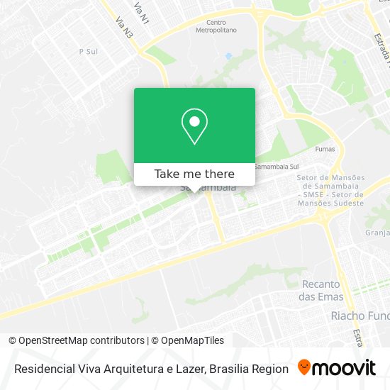 Residencial Viva Arquitetura e Lazer map
