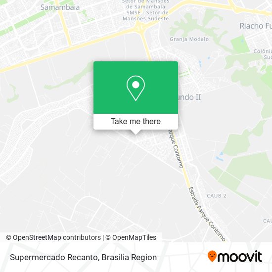 Supermercado Recanto map