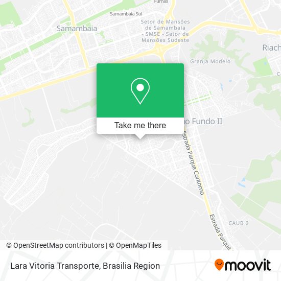Lara Vitoria Transporte map