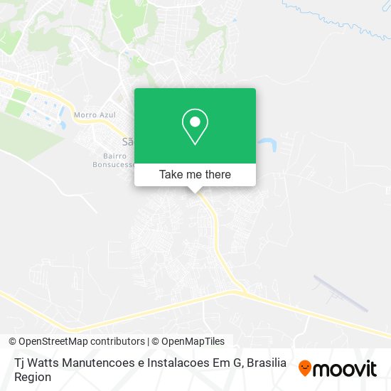 Tj Watts Manutencoes e Instalacoes Em G map