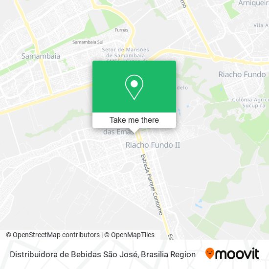 Distribuidora de Bebidas São José map