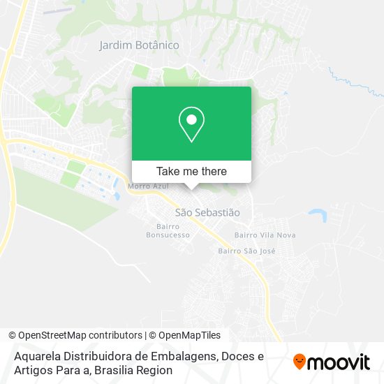 Aquarela Distribuidora de Embalagens, Doces e Artigos Para a map