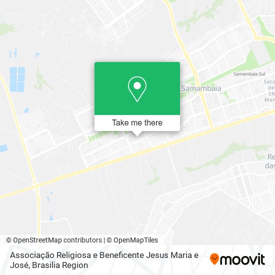 Associação Religiosa e Beneficente Jesus Maria e José map