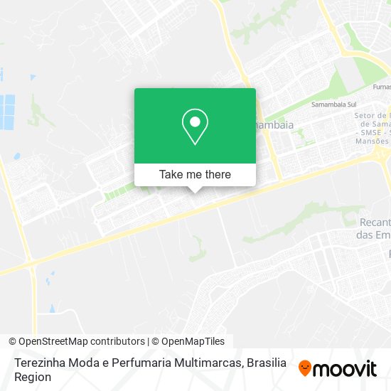 Mapa Terezinha Moda e Perfumaria Multimarcas