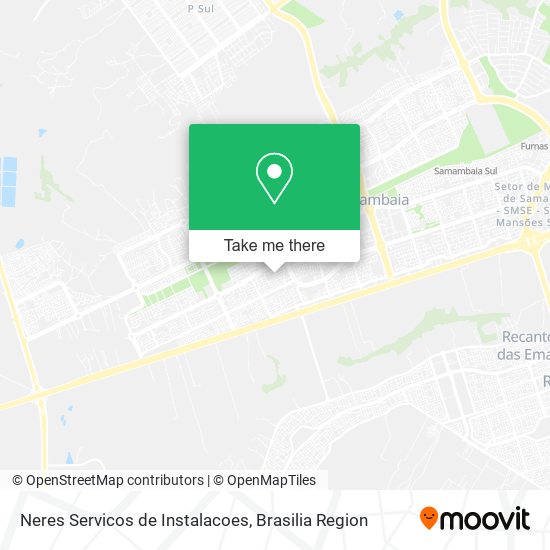 Mapa Neres Servicos de Instalacoes