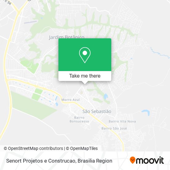 Mapa Senort Projetos e Construcao