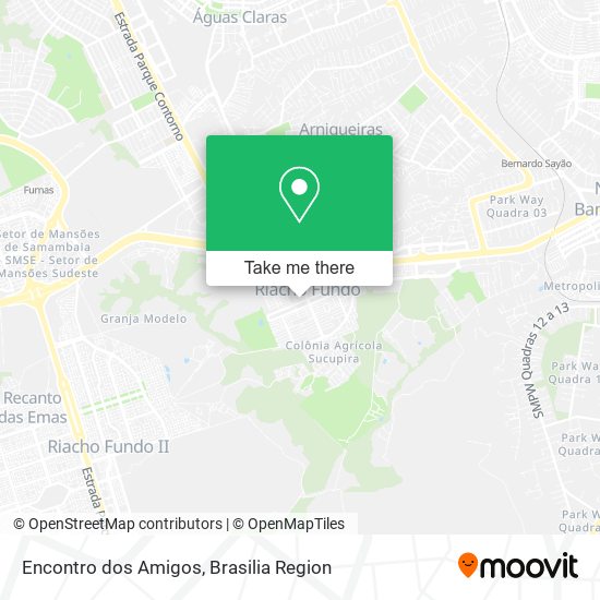 Encontro dos Amigos map