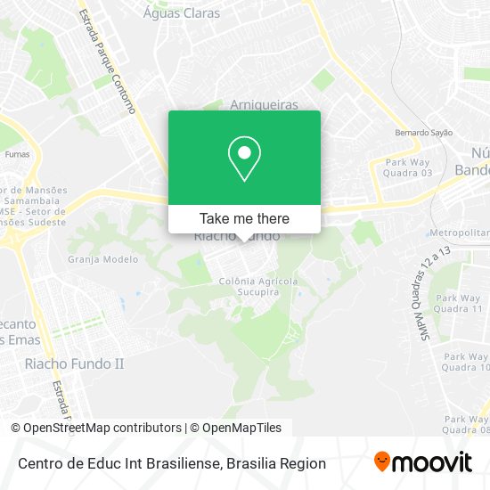 Mapa Centro de Educ Int Brasiliense