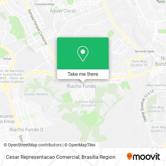 Cesar Representacao Comercial map