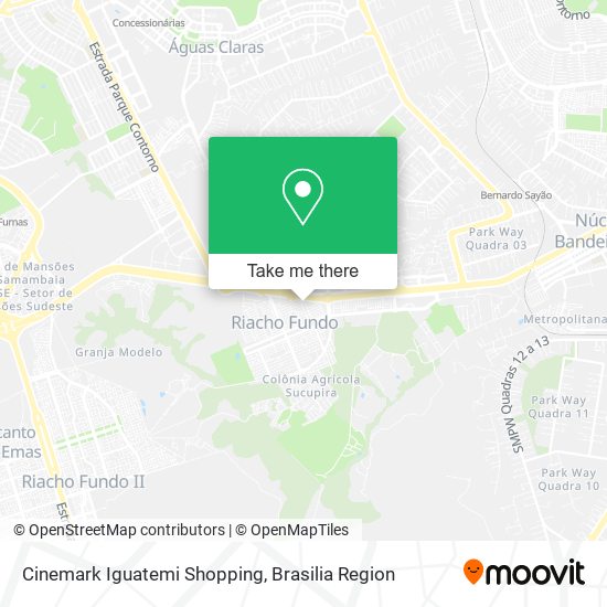 Mapa Cinemark Iguatemi Shopping