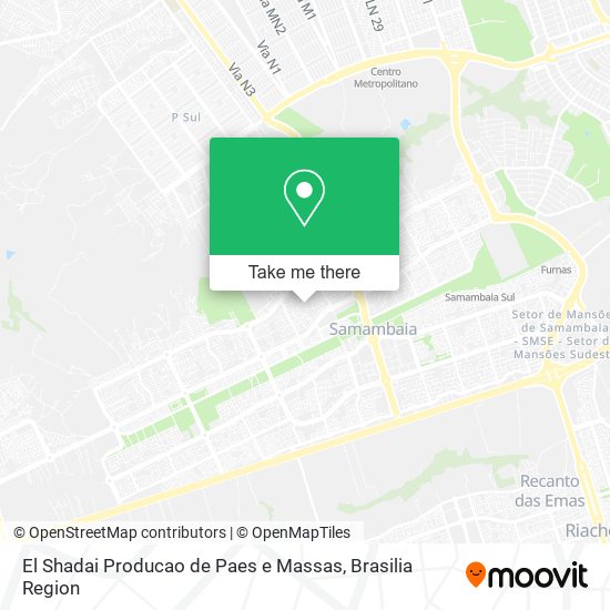 El Shadai Producao de Paes e Massas map