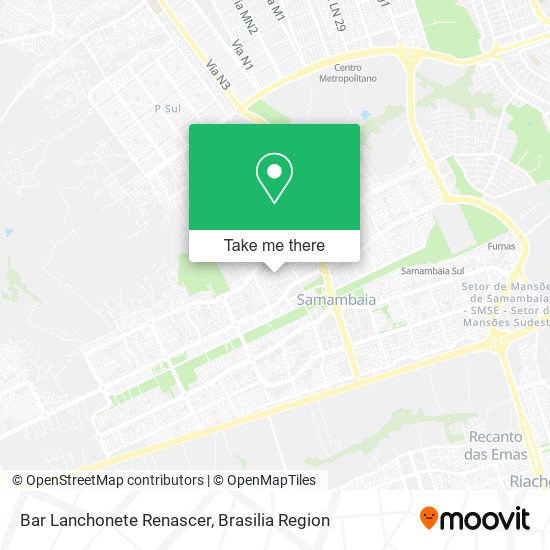 Bar Lanchonete Renascer map