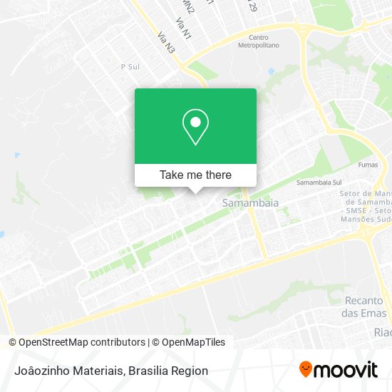 Joâozinho Materiais map