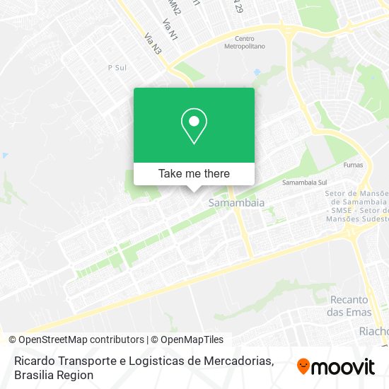 Ricardo Transporte e Logisticas de Mercadorias map