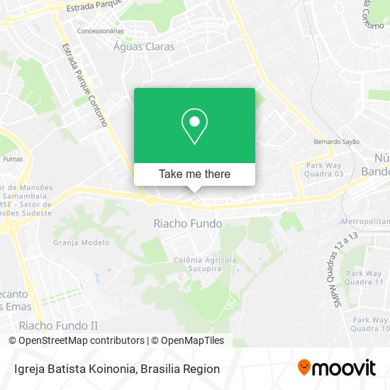 Mapa Igreja Batista Koinonia