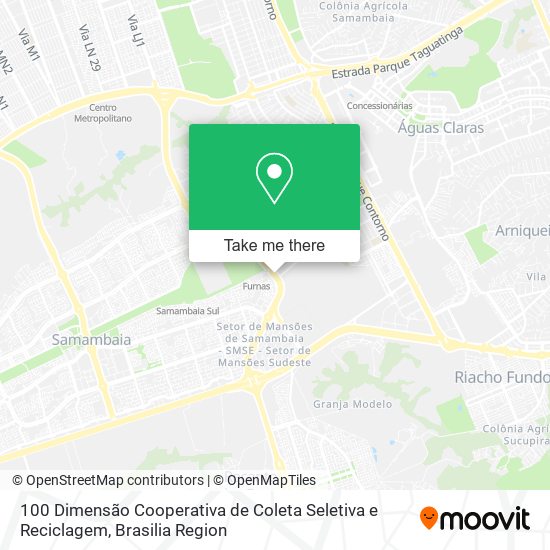 100 Dimensão Cooperativa de Coleta Seletiva e Reciclagem map