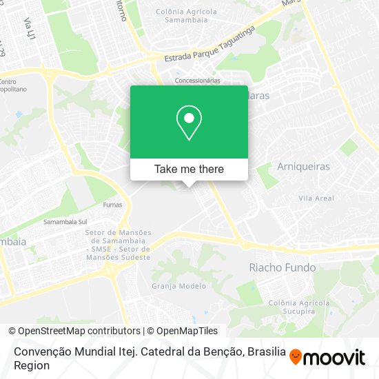 Convenção Mundial Itej. Catedral da Benção map