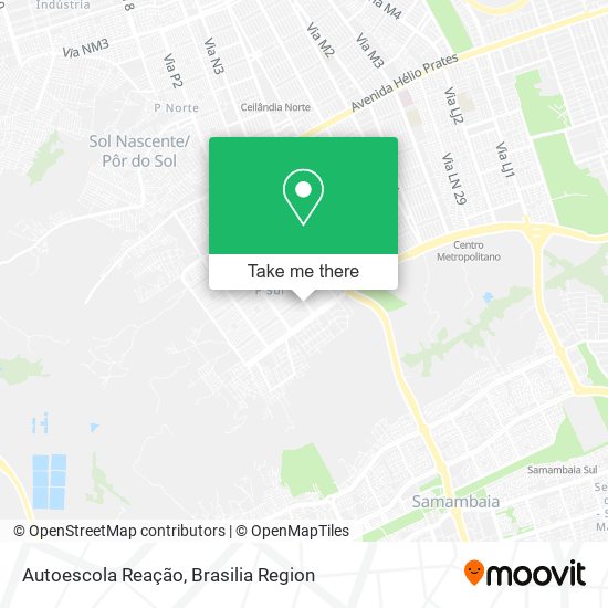 Autoescola Reação map