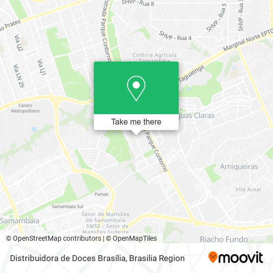 Distribuidora de Doces Brasília map