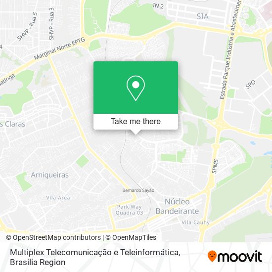 Mapa Multiplex Telecomunicação e Teleinformática