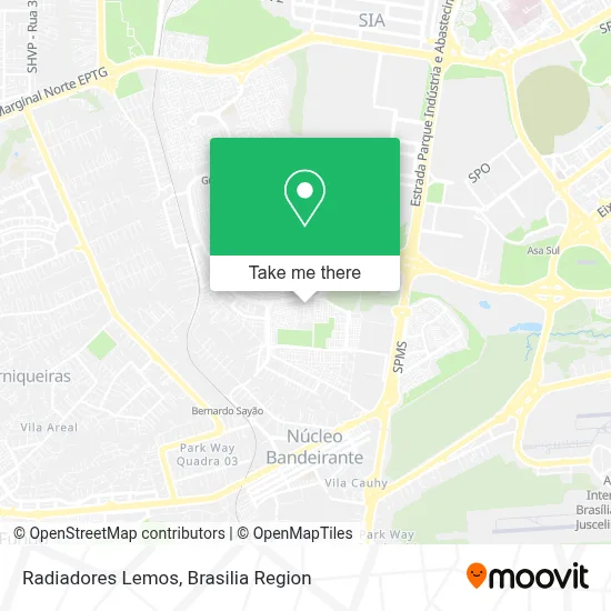 Radiadores Lemos map