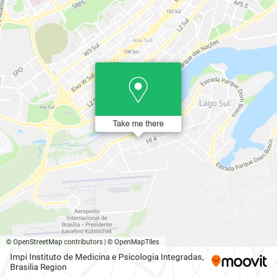 Impi Instituto de Medicina e Psicologia Integradas map