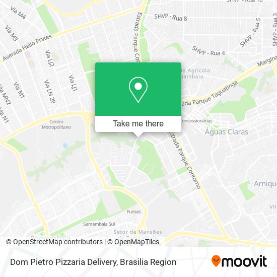 Dom Pietro Pizzaria Delivery map